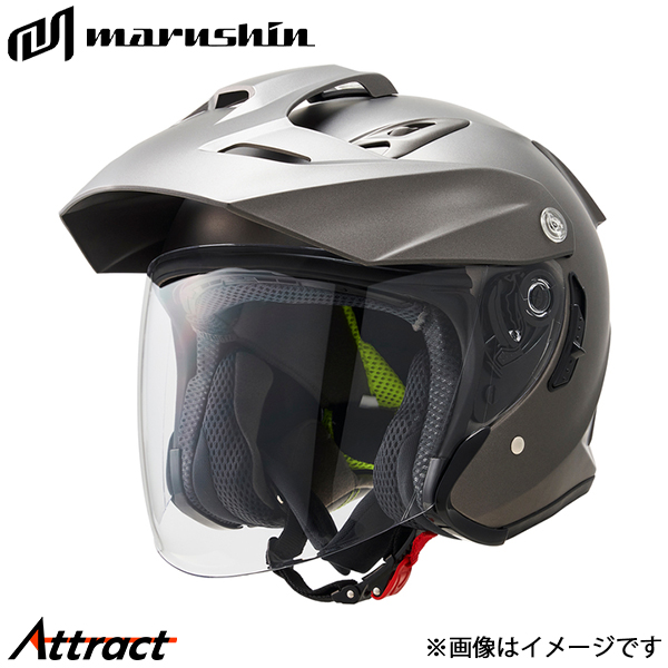マルシン工業 MSJ1 TE-1 ジェットヘルメット フラットガンメタリック