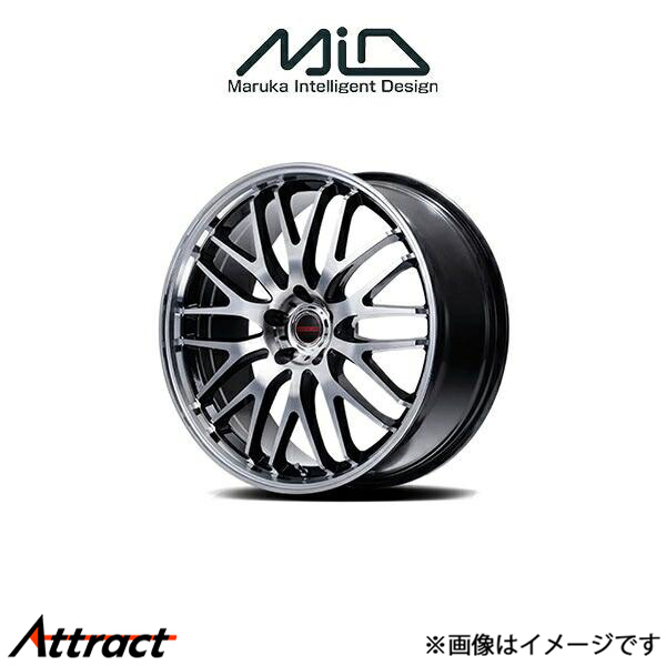 MID ヴァーテックワン EXE10 Vセレクション アルミホイール 4本 ステラ/ステラカスタム LA150F/LA160F(15×4.5J 4-100 INSET45 ブラック)