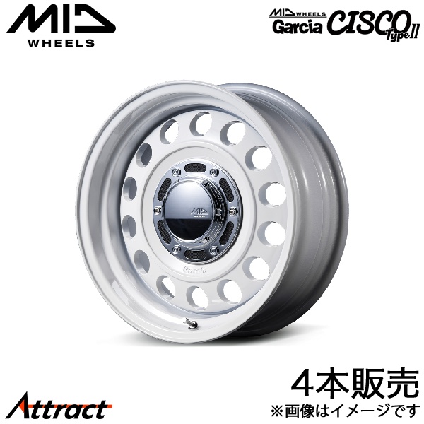 マルカサービス MID ガルシアシスコ TypeII S660 JW5 アルミホイール 4
