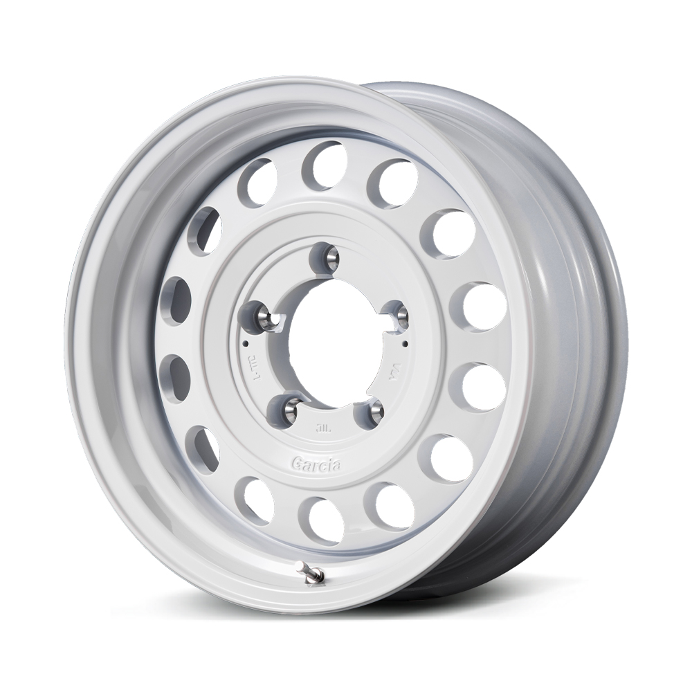 MID ガルシアシスコ TypeII サクラ B6AW アルミホイール 4本(14×4.5J 4-100 +45 オールドイングリッシュホワイト)_1