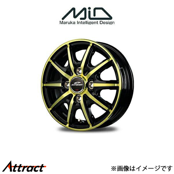 MID シュナイダー RX10-K アルミホイール 1本 ピクシススペース 570系