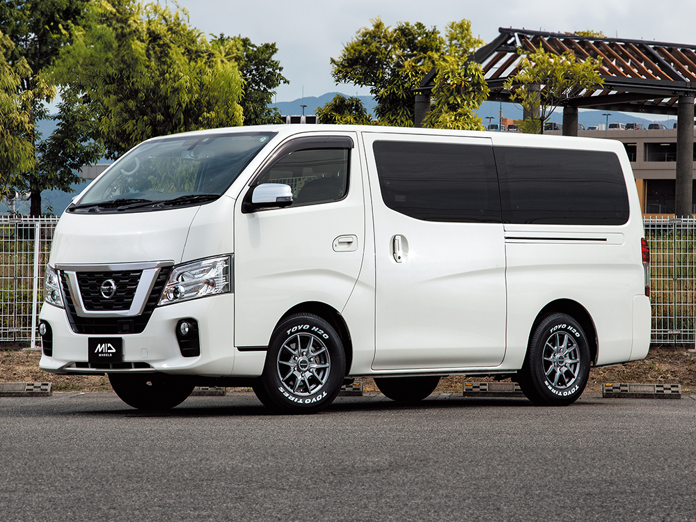 MID KG-25 ハイエース 200系 アルミホイール 4本(16×6.5J 6-139.7 +38 ブラック)マルカサービス ホイール単体の画像