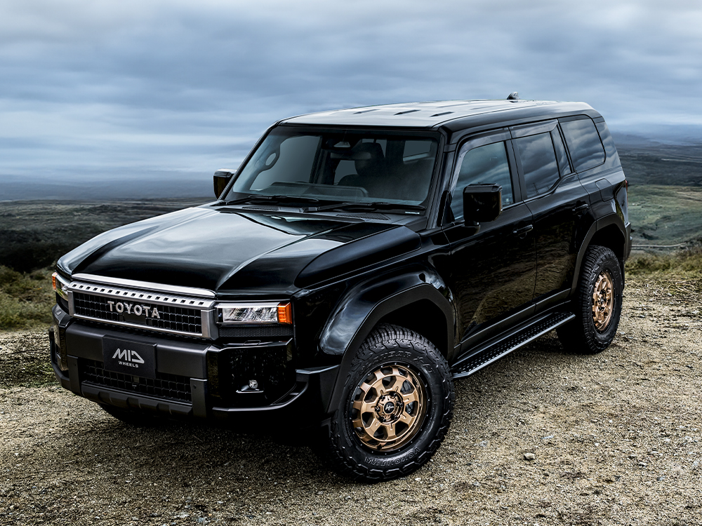 MID ナイトロパワーM7ファランクス エブリィワゴン DA64W アルミホイール 4本(14×4.5J 4-100 +45 マットブロンズ/リムブラック)の画像