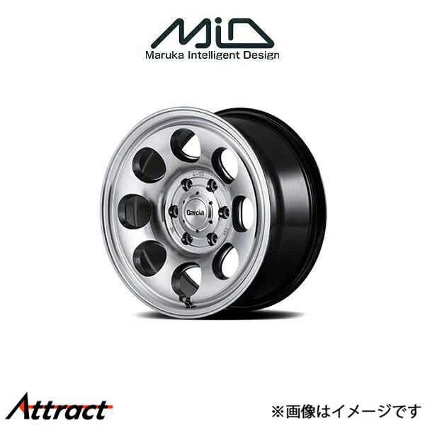 MID ガルシア パーム8 アルミホイール 4本 ekカスタム& ekスペース B11W(14×4.5J 4-100 INSET45 メタリックグレー)GARCIA PALM8