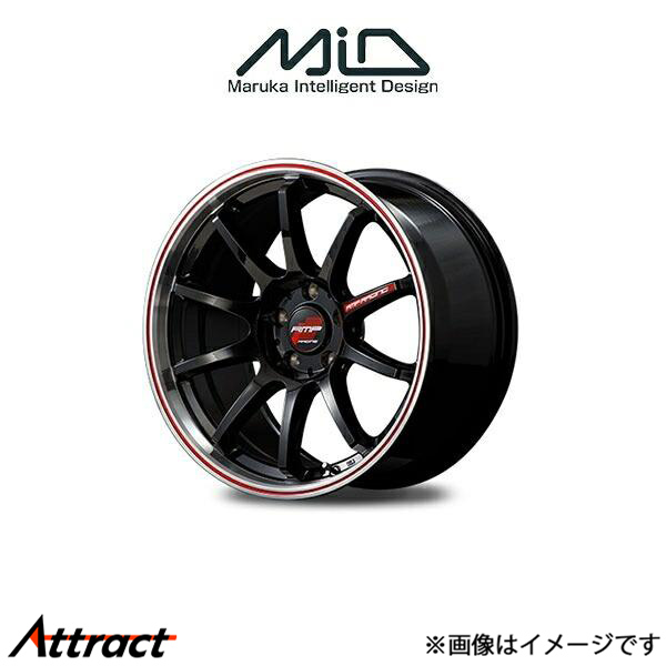 MID RMPレーシング R10 アルミホイール 4本 フィットシャトル