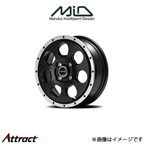 MID ロードマックス WO7 アルミホイール 4本 プレオ L275F/L285F(14