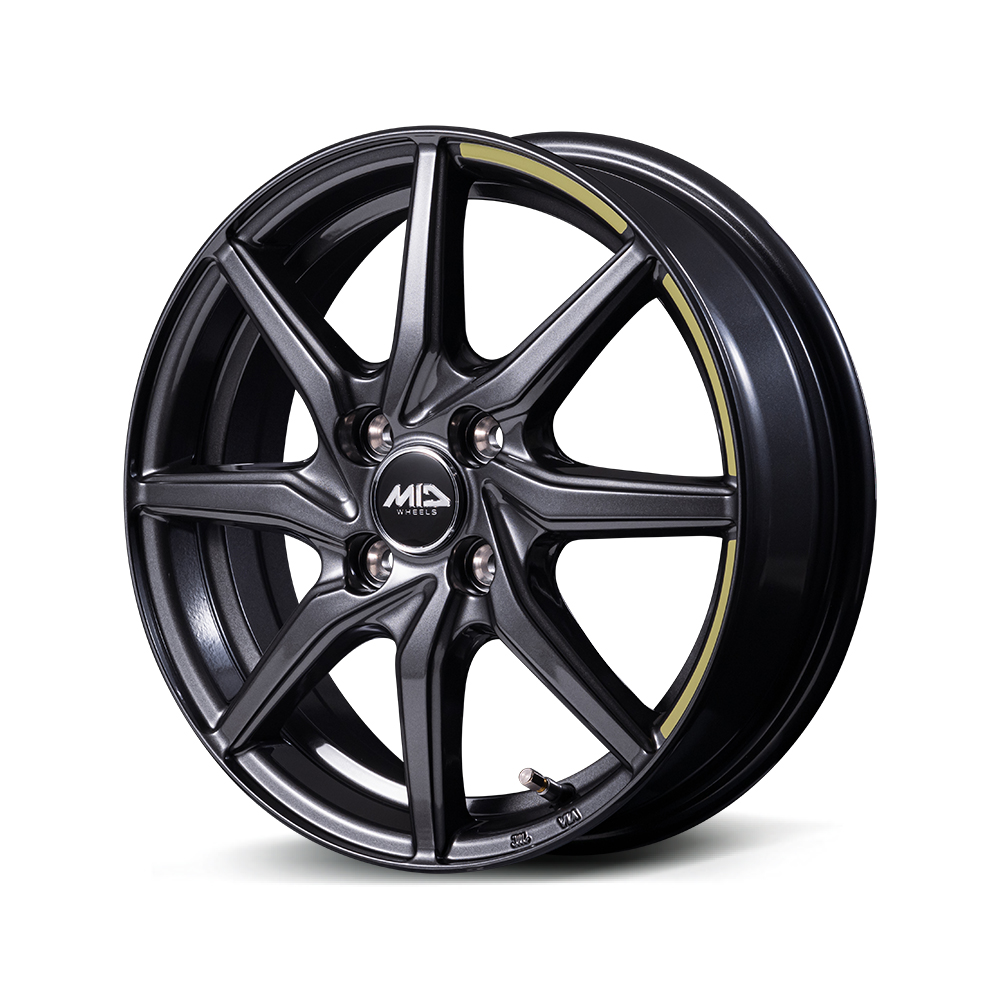 マルカサービス MID RX810 モコ 22系 アルミホイール 1本(14×4.5J 4