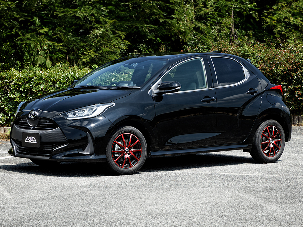 マルカサービス MID DR-02 シエンタ MXP#10G アルミホイール 4本(15×6J