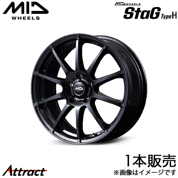 専用商品 MID スタッグType-H ウインダム 30系 アルミホイール 1本(16×6.5J 5-