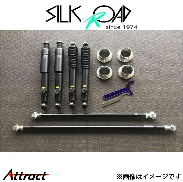 SILKROAD - シルクロード リフトアップキット(STEP3) ジムニー JB64W 60X-AA33 SilkRoad 昇降機引き上げる 自動車-足回り、サスペンション