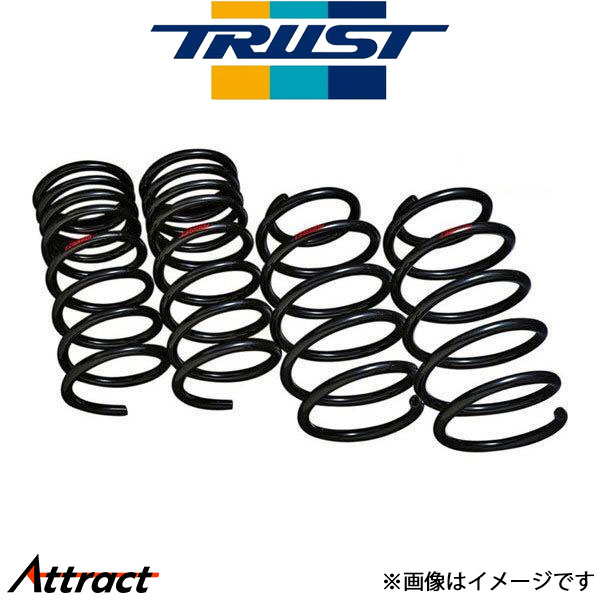 TRUST - 営業組合 GReddy BLコンフォートダウンスプリング TYG082 アイシス ZGM10W 14011382 ダウンサス ローダウン 弾機