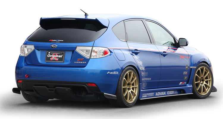 【中古】バリス VARIS GRB REAR WING Ver.2 バリス リアウイング Ver.2 インプレッサ WRX STI GRB VASU-095 VARIS