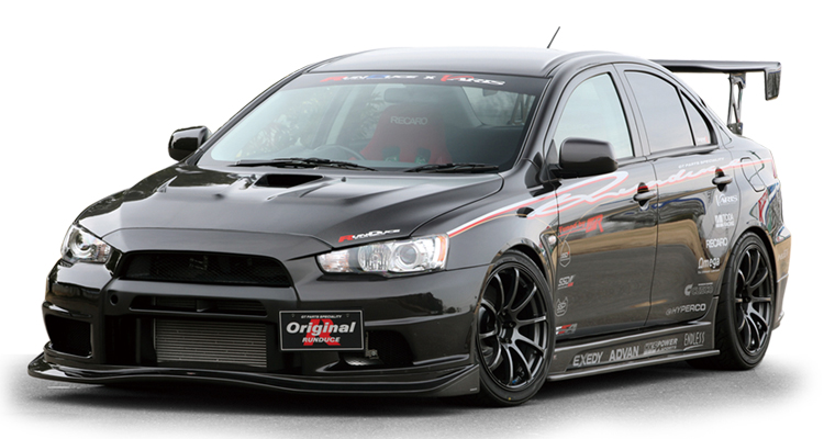 バリス RUNDUCE サイドスカート 左右セット ランサEVO10 CZ4A VOMI-004 VARIS エアロ 外装 カスタムの画像