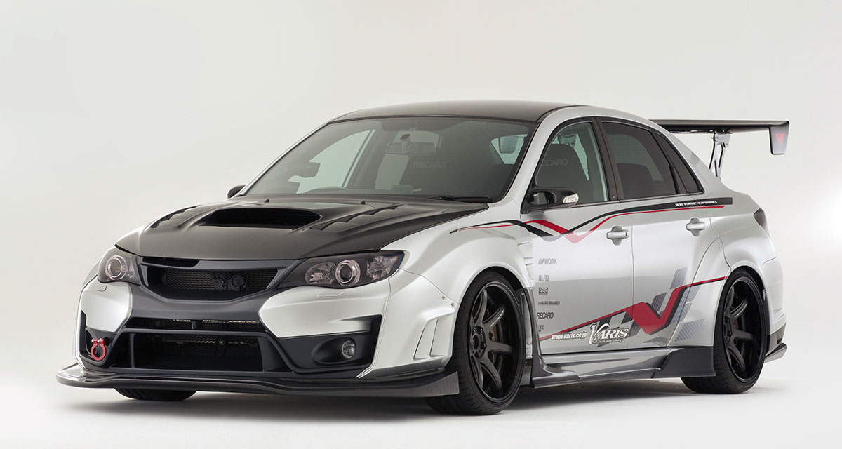 インプレッサ GVB GRB後期 STI フロントリップスポイラーワイド スバル インプレッサ WRX STI フロントリップスポイラー GRB GVB GR