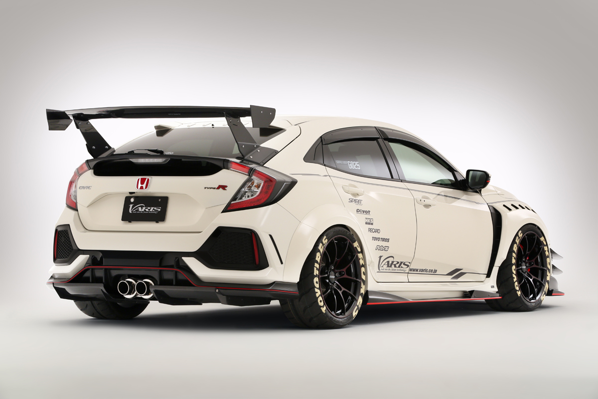VARIS FK8 カーボンリアウイングフラップバリス シビックタイプ R シビック 【M's】ホンダ FK8 タイプR (2017.9-) VARIS ARISING