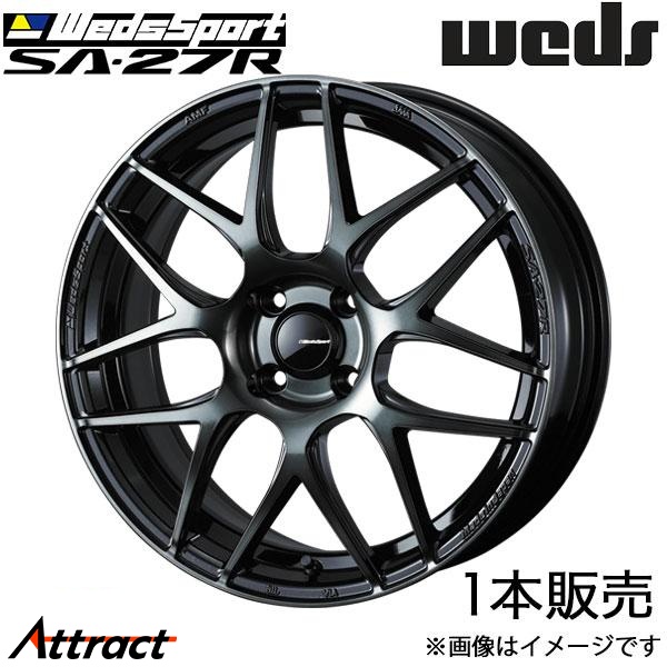 ウェッズスポーツ SA27R スイフト ZC72S/ZD72S 17インチ アルミホイール 1本 ウォースブラッククリア 0074163 WEDS WedsSport SA27R
