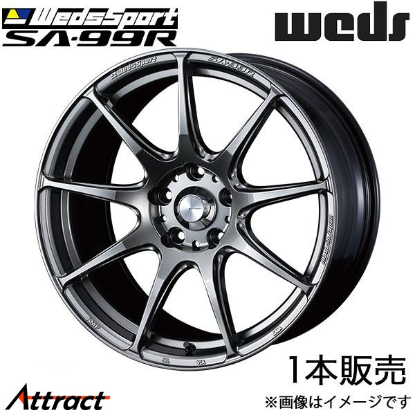 ウェッズスポーツ SA99R IS250C 20系 18インチ アルミホイール 1本 プラチナシルバーブラック 0073908 WEDS WedsSport SA99R