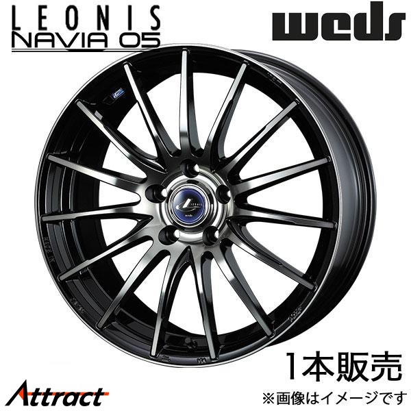 WEDS - レオニス ナヴィア05 WRX STI VAB 18in 軽銀銀輪 1本 ブラックミラーカット/黒いことせつ然たる 0036281 LEONIS NAVIA05