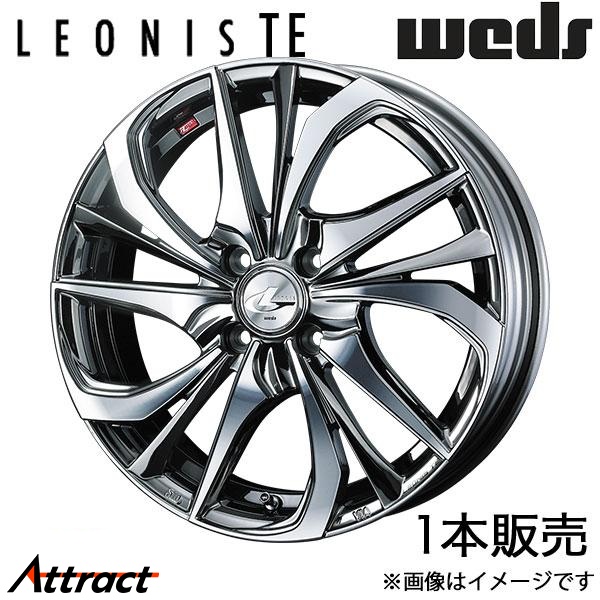 レオニスTE ソリオ MA27S/MA37S/MA47S 16インチ アルミホイール 1本 ブラックメタルコート/ミラーカット 0038749 WEDS LEONIS TE