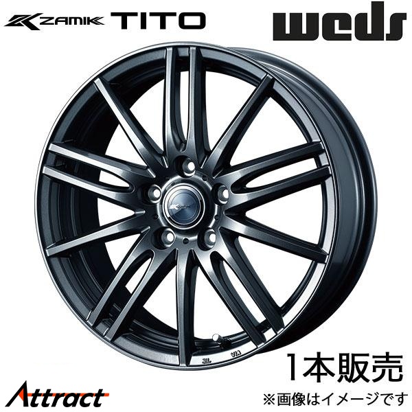 ザミックティート ヴェゼル RU1/RU2/RU3/RU4 16インチ アルミホイール 1本 ディープメタル 0037594 WEDS STYLISH WHEELS ZAMIK TITO