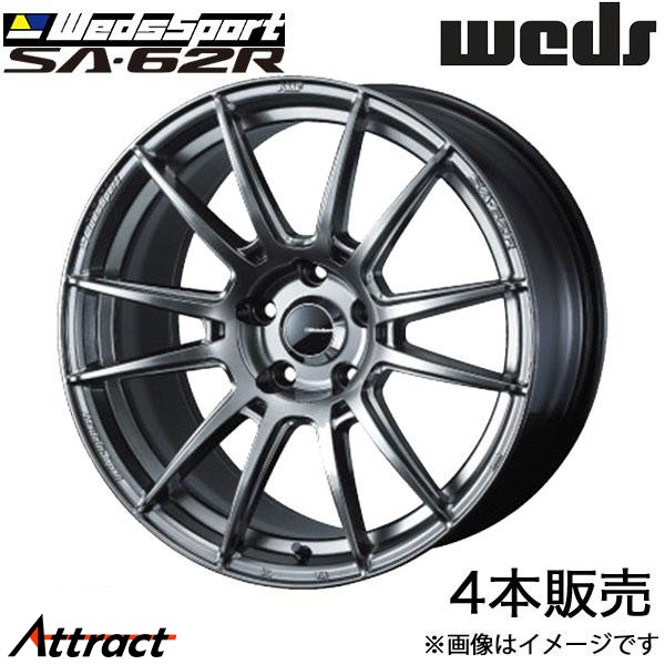 ウェッズスポーツ SA62R キャロル/キャロルエコ HB37S/HB97S 15インチ アルミホイール 4本 プラチナシルバーブラック 0041797 WedsSport