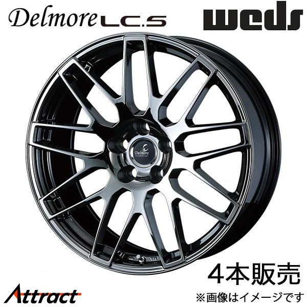 デルモアLC.S IS300h/IS250 30系 19インチ アルミホイール 4本 スーパーブラックコート 0041091 WEDS Delmore LC.S