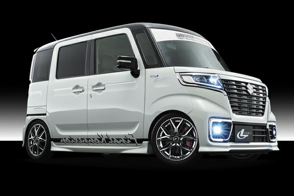 レオニスLM レックス A200系 17インチ アルミホイール 4本 パールブラック/ミラーカット 0040798 WEDS LEONIS LMの画像