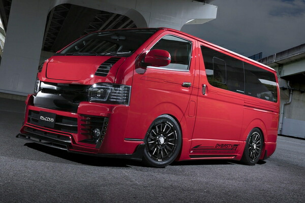 ウェッズアドベンチャー マッコイズRV-5 ハイエースバン 200系 17インチ アルミホイール 4本 ブラックミーリング 0040985 WEDS McCOYS RV-5の画像