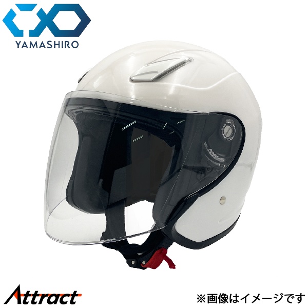 山城（YAMASHIRO） YH-004 ジェットヘルメット パールホワイト XL 