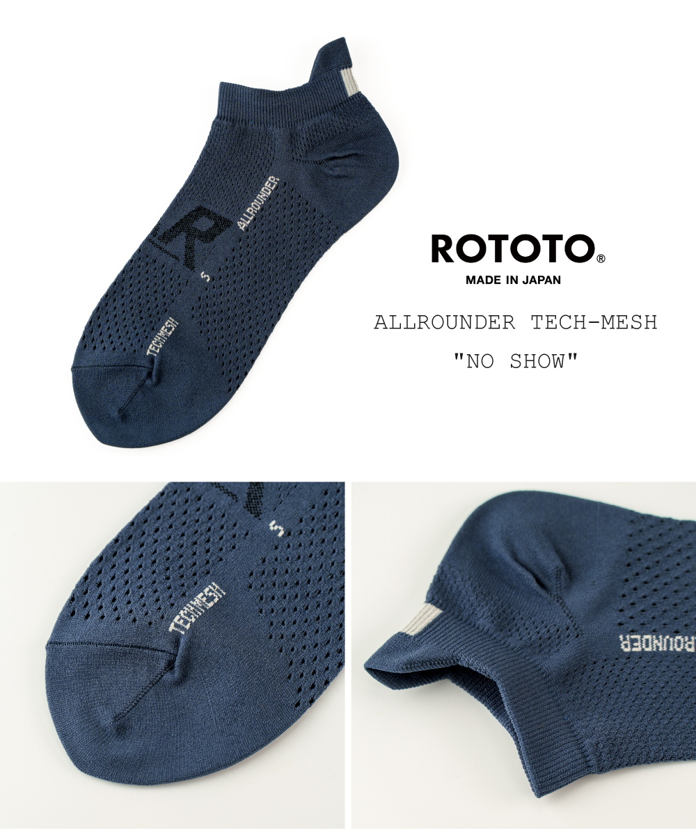 ROTOTOオールラウンダーテックメッシュソックス