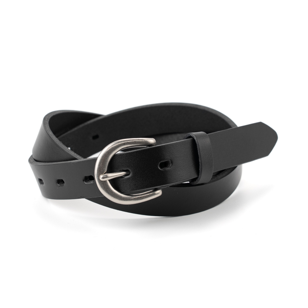 極厚本革24ミリ幅ベルト レディース 本革 細 定番 カジュアル 短い