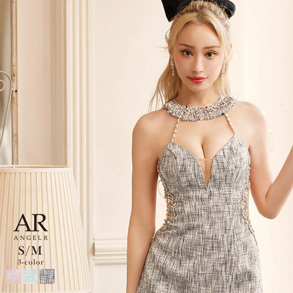 AngelR エンジェルアール キャバ ドレス キャバドレス ミニドレス ミニ キャバクラドレス キャバクラ パーティードレス セクシー 韓国ドレス_1
