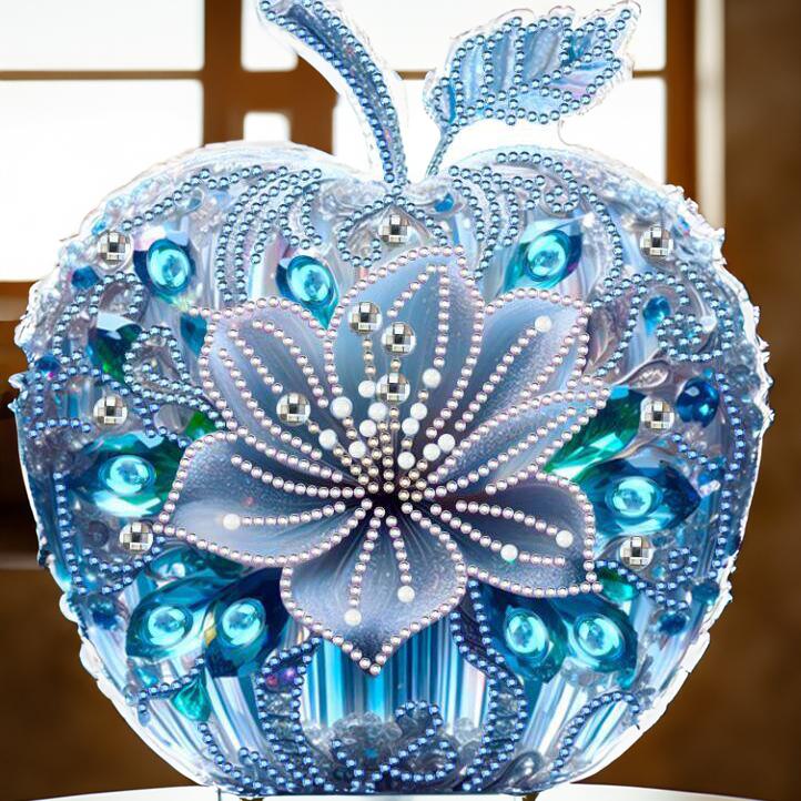 手芸時間 ダイヤモンドアート キット AHD アートスタンド りんご