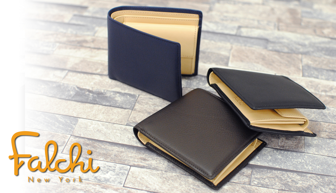 ⭐️お値下げ可⭐️ Falchi New York ファルチニューコーク 財布 Falchi New York（ファルチニューヨーク） 財布 メンズ 牛革 本革 革