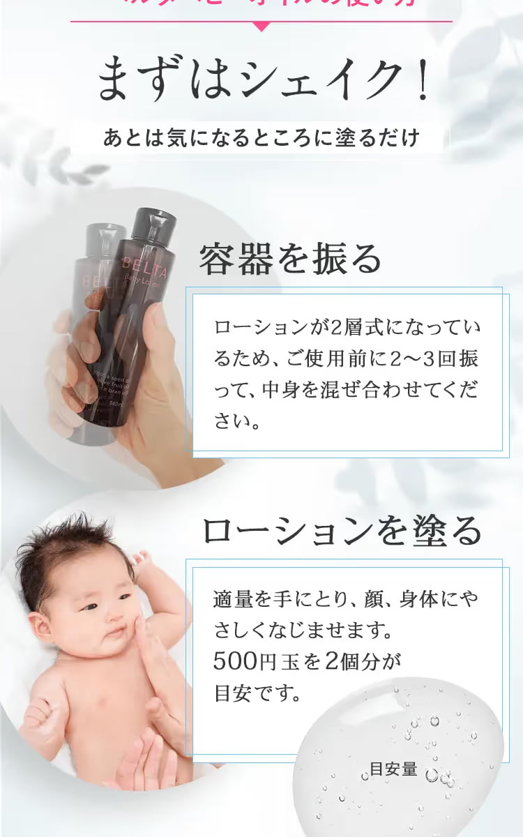 BELTA ベルタ　ベビーローション　140mL×2本セット BELTA(ベルタ) / ベルタベビーローション 140mlの公式商品情報