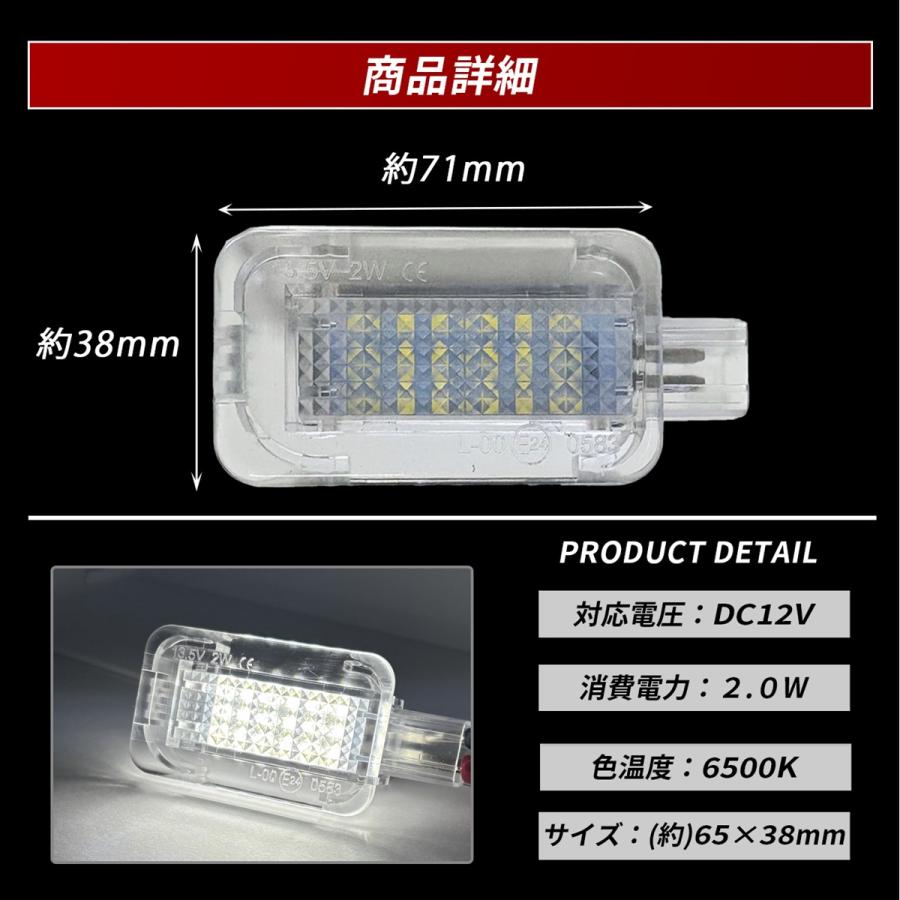 CR-Z LED ラゲッジランプ ルームランプ スイッチ付き 純正交換 2W 12V