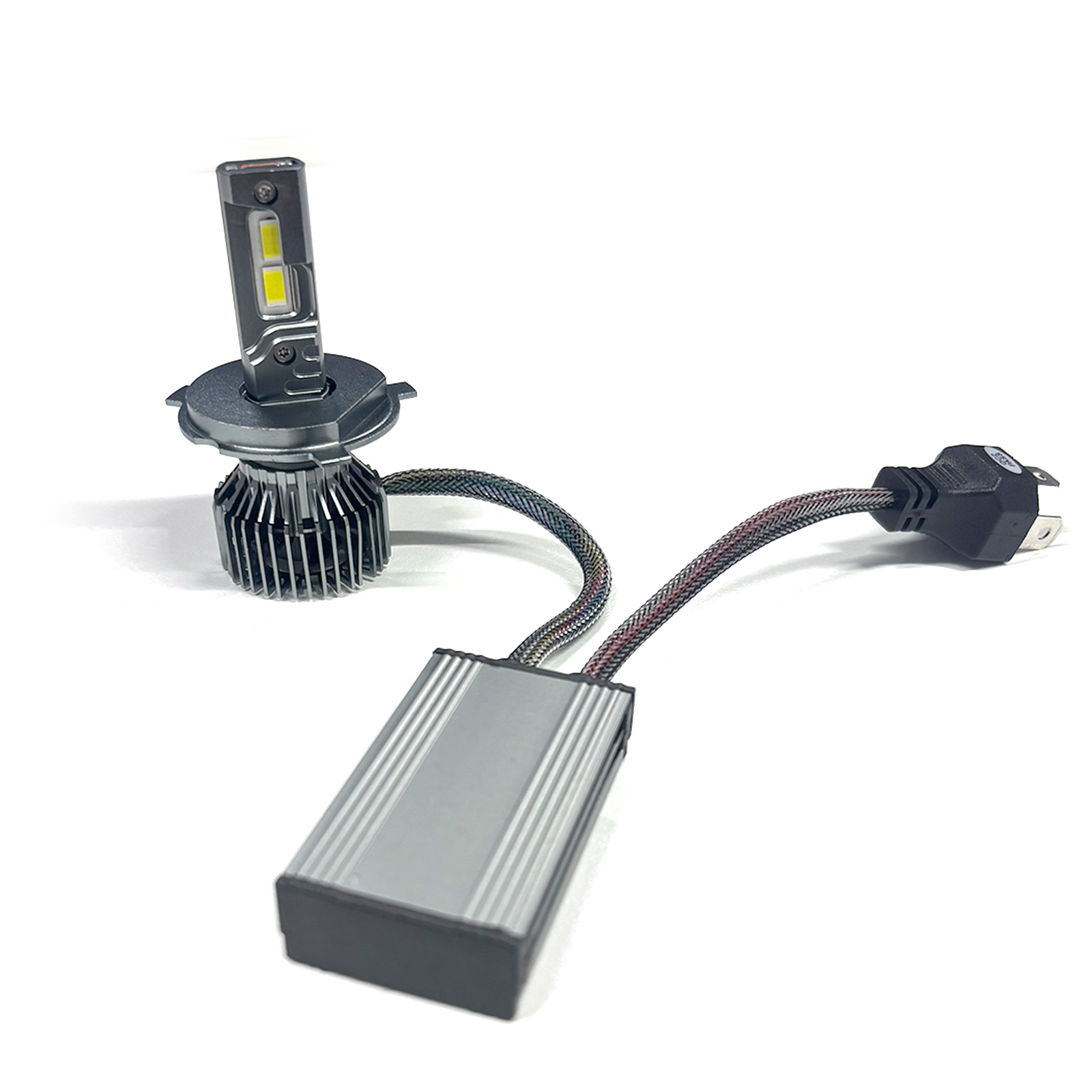 LED ヘッドライト H4 純正交換 ホワイト カプラーオン バイク LED