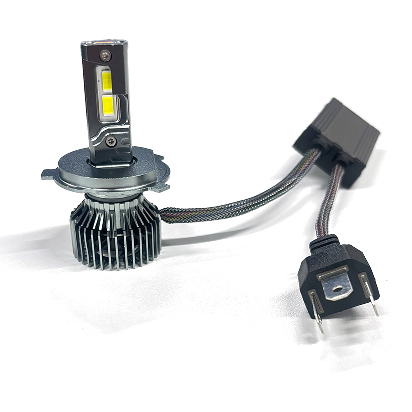 LED ヘッドライト H4 純正交換 ホワイト カプラーオン バイク LED