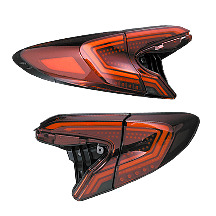 C-HR CHR 前期 LED テールランプ クリア レッド ブラックアウト 専用