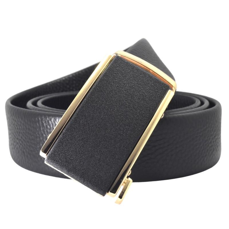 ベルトメンズ 本革 穴なしベルト 柔らかい牛革使用 オートロック 3