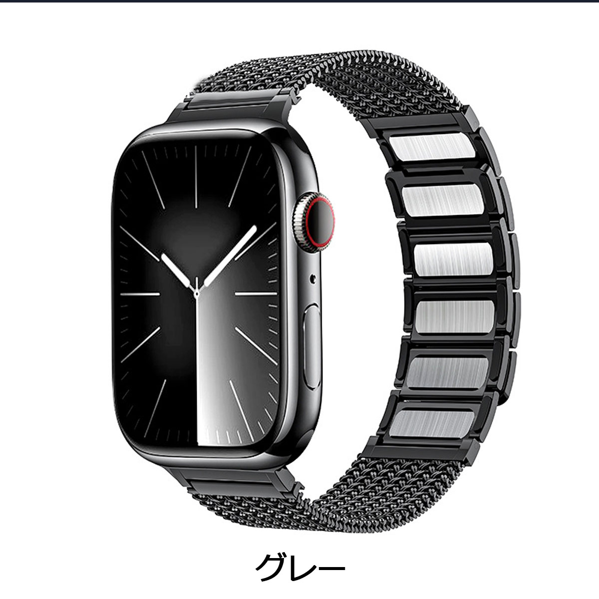 全シリーズ対応 アップルウォッチ バンド Apple Watch マグネットメッシュステンレスバンド BELTIES ベルティーズ 38mm 40mm 41mm 42mm 44mm 45mm 46mm 49mmの画像