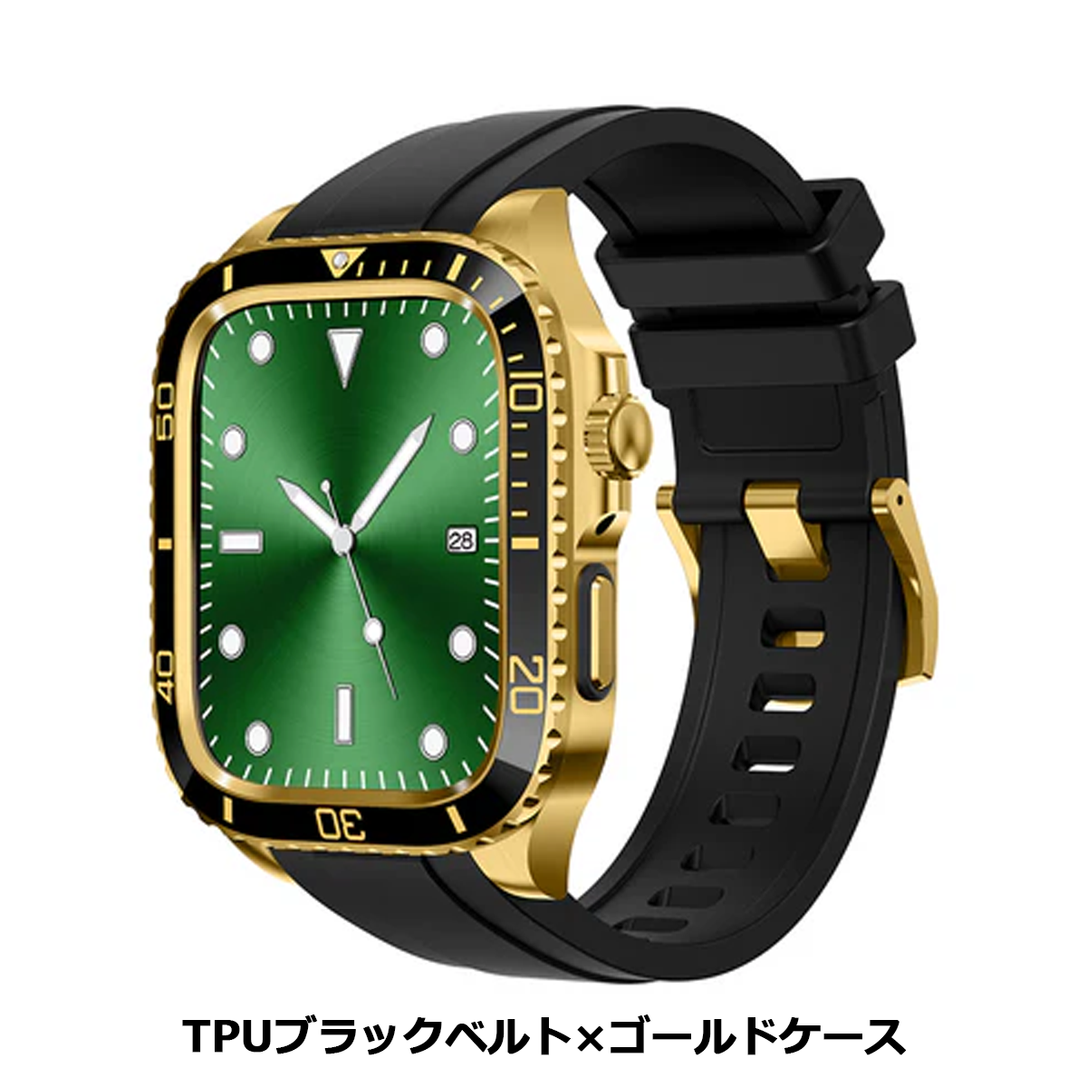 Apple Watch 最新SE対応 アップルウォッチ バンド ケース一体型 工具