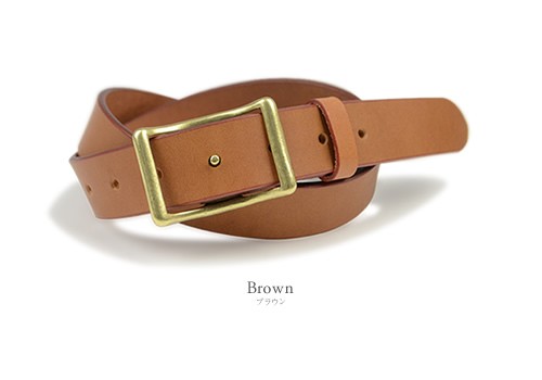ベルト メンズ レディース 日本製 姫路レザー 真鍮ギボシバックル