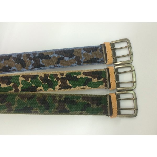 GIベルト ガチャベルト 布ベルト 40ミリ 迷彩柄 ミリタリーベルト