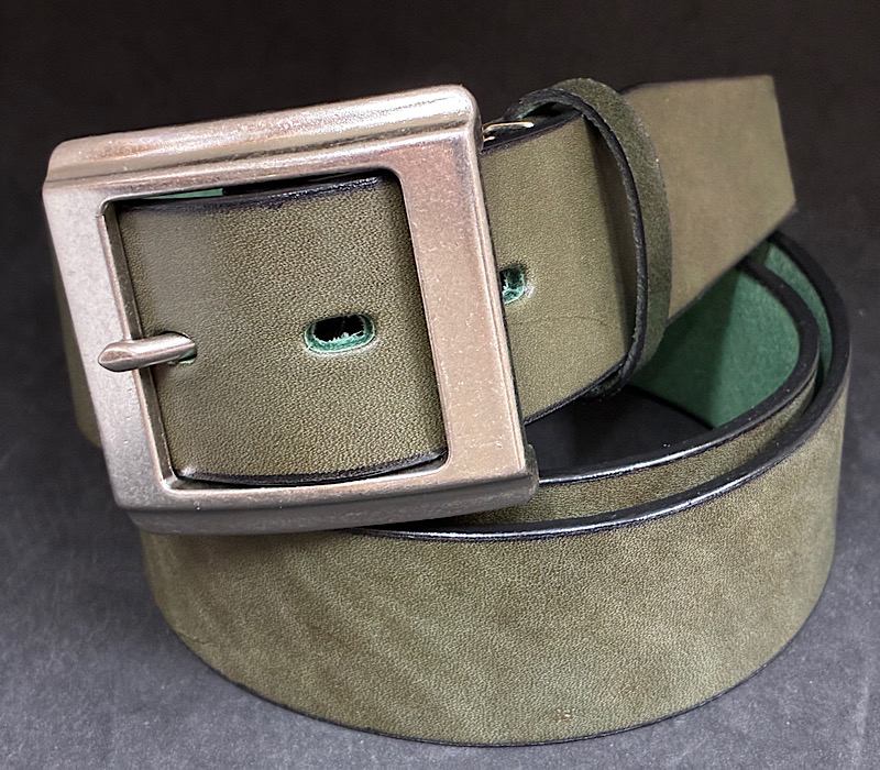 40ミリ幅 姫路レザーレザー 本革 Japan Leather ベルト デニムにハマる 本革ベルト 牛革 レザーベルト belt オイルベルト サイズカット調整可能 日本製 |  | 05