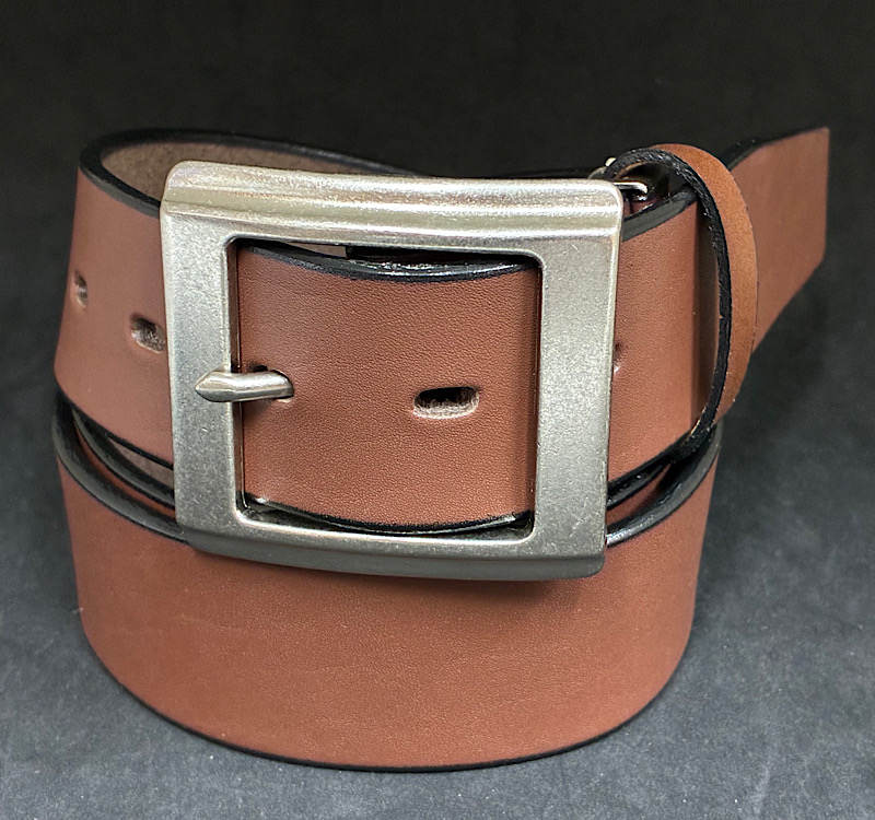 40ミリ幅 姫路レザーレザー 本革 Japan Leather ベルト デニムにハマる 本革ベルト 牛革 レザーベルト belt オイルベルト サイズカット調整可能 日本製 |  | 02