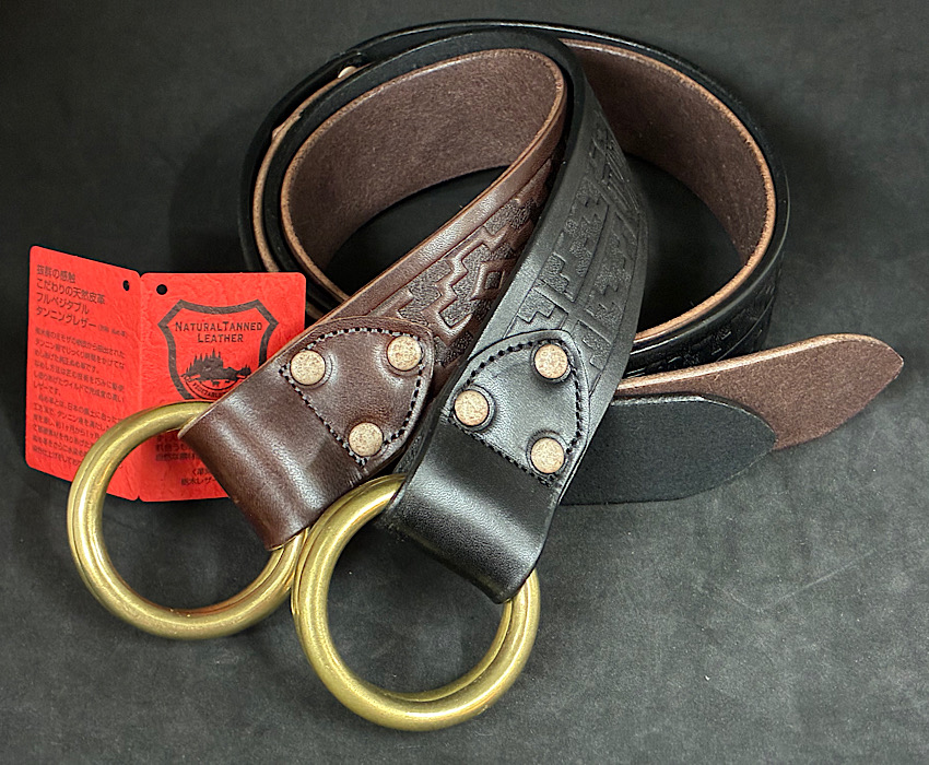 chamoto ring belt ベルト　ダブルリング □ ring belt | chamoto