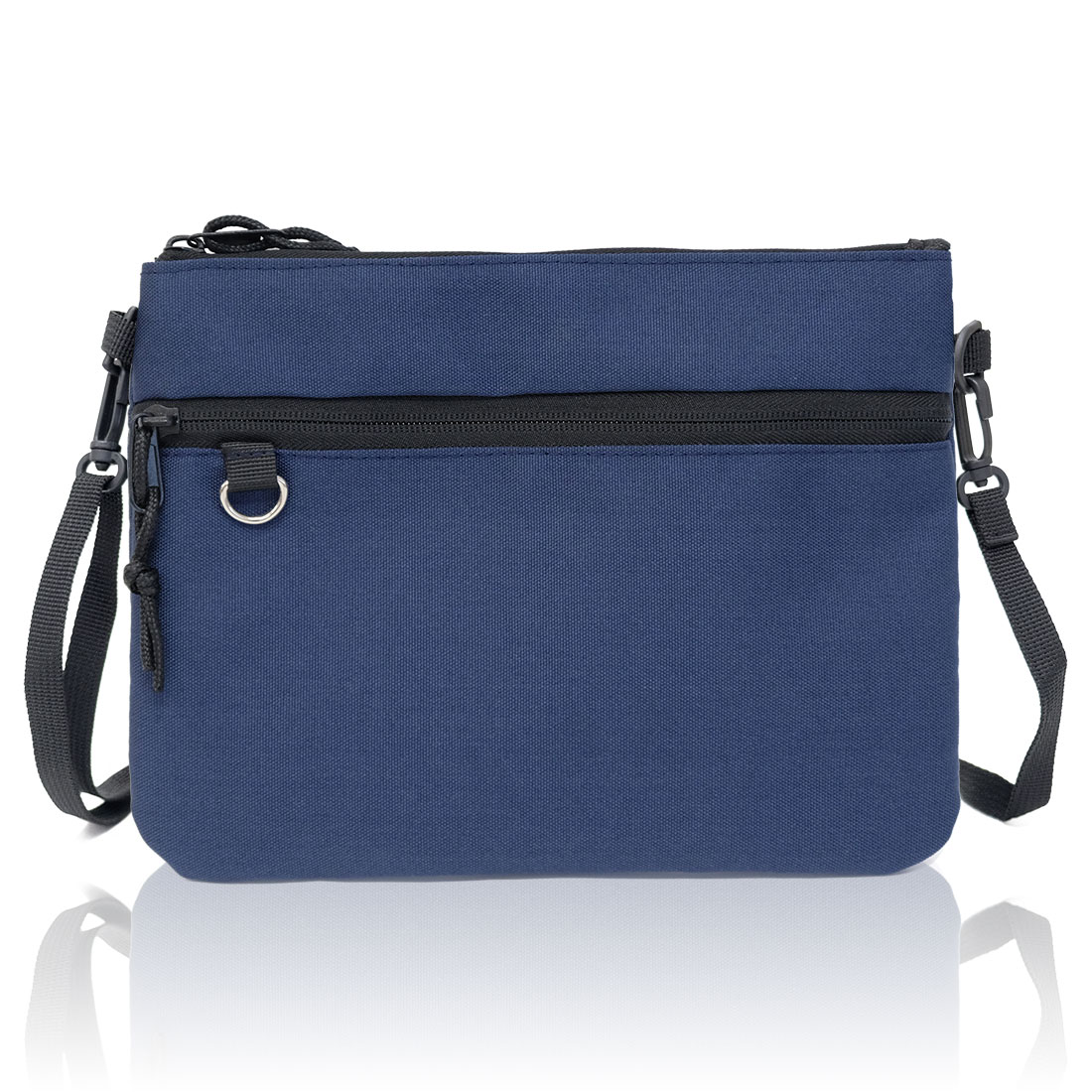 ネイビー サコッシュ ショルダーバッグ EDIFICE（エディフィス）の「EDIFICE レザーサコッシュ（ショルダー