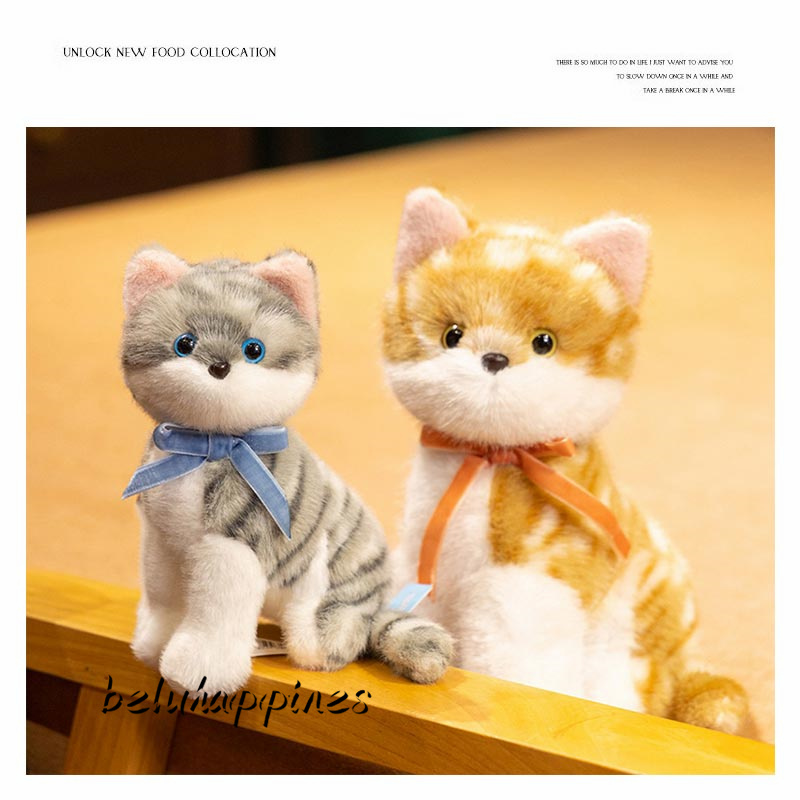 猫 ぬいぐるみ リアル ネコ ギフト クリスマス プレゼント 子供 誕生日