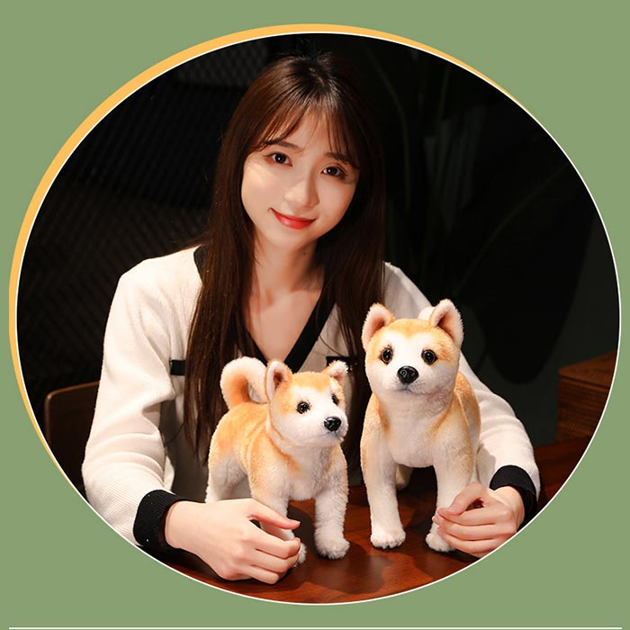 ぬいぐるみ いぬ イヌ 犬 秋田犬 リアル 抱き枕 かわいい ふわふわ